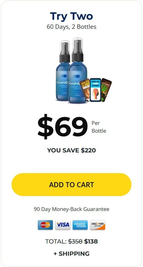 Neuroquiet Supplement - 1 bottle Pricing